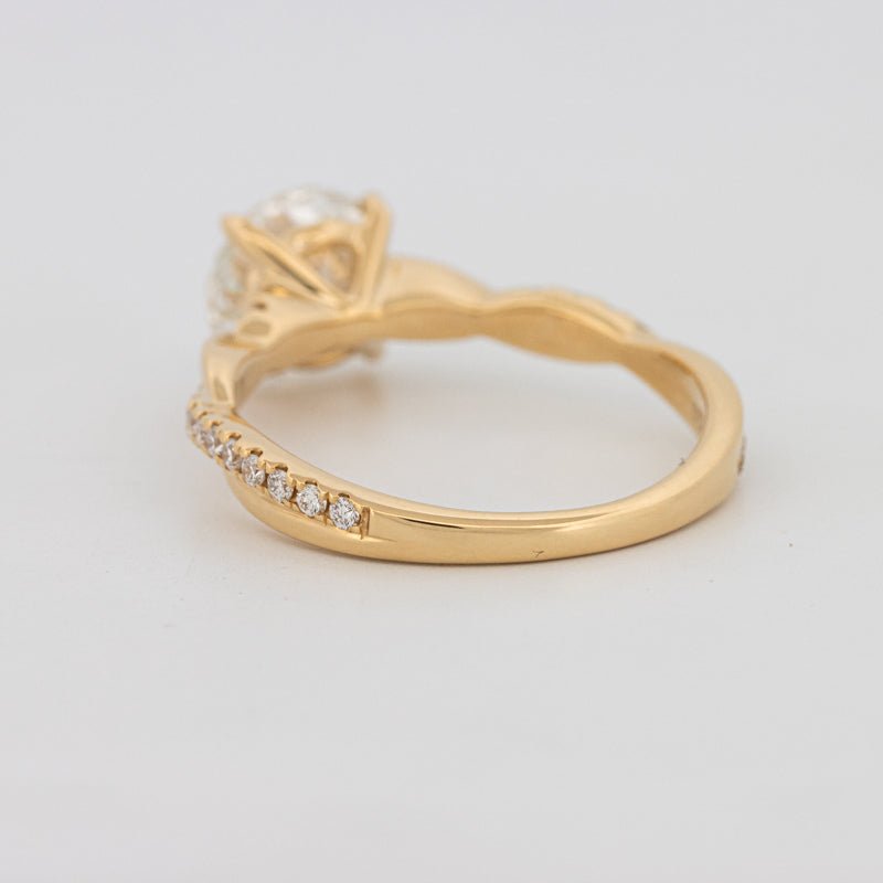 1.50 CT Round "Twist" Solitaire (LG) - ZIZOV DIAMONDS