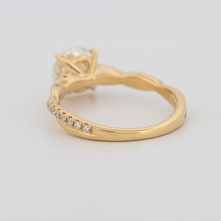 1.50 CT Round "Twist" Solitaire (LG) - ZIZOV DIAMONDS