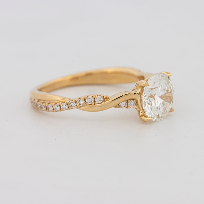 1.50 CT Round "Twist" Solitaire (LG) - ZIZOV DIAMONDS