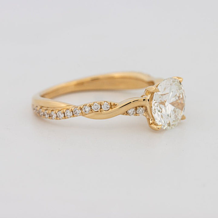 1.50 CT Round "Twist" Solitaire (LG) - ZIZOV DIAMONDS