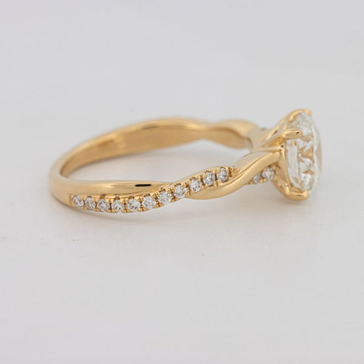 1.50 CT Round "Twist" Solitaire (LG) - ZIZOV DIAMONDS