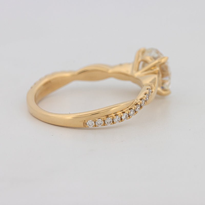 1.50 CT Round "Twist" Solitaire (LG) - ZIZOV DIAMONDS