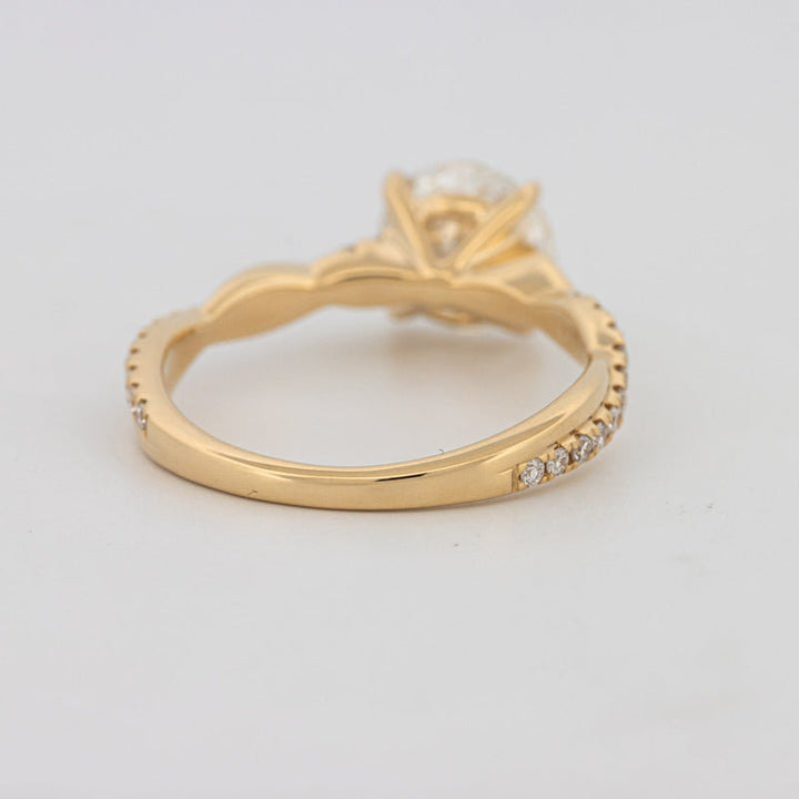 1.50 CT Round "Twist" Solitaire (LG) - ZIZOV DIAMONDS