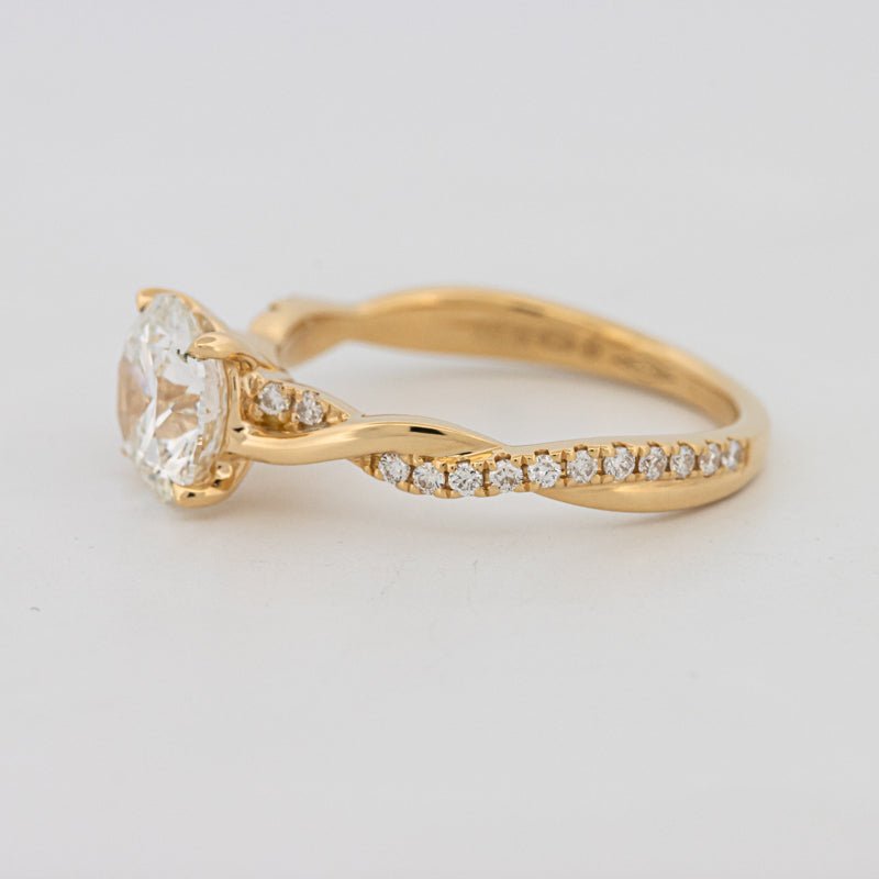 1.50 CT Round "Twist" Solitaire (LG) - ZIZOV DIAMONDS