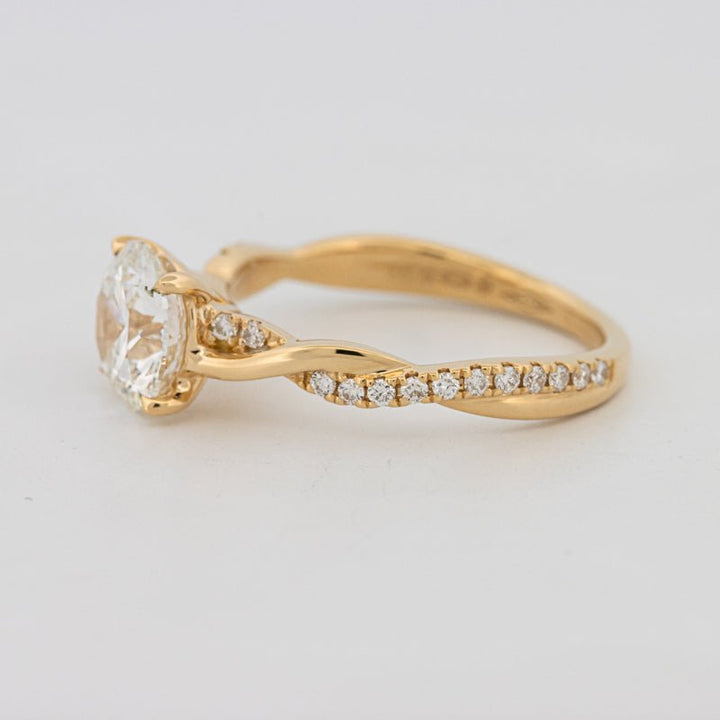 1.50 CT Round "Twist" Solitaire (LG) - ZIZOV DIAMONDS