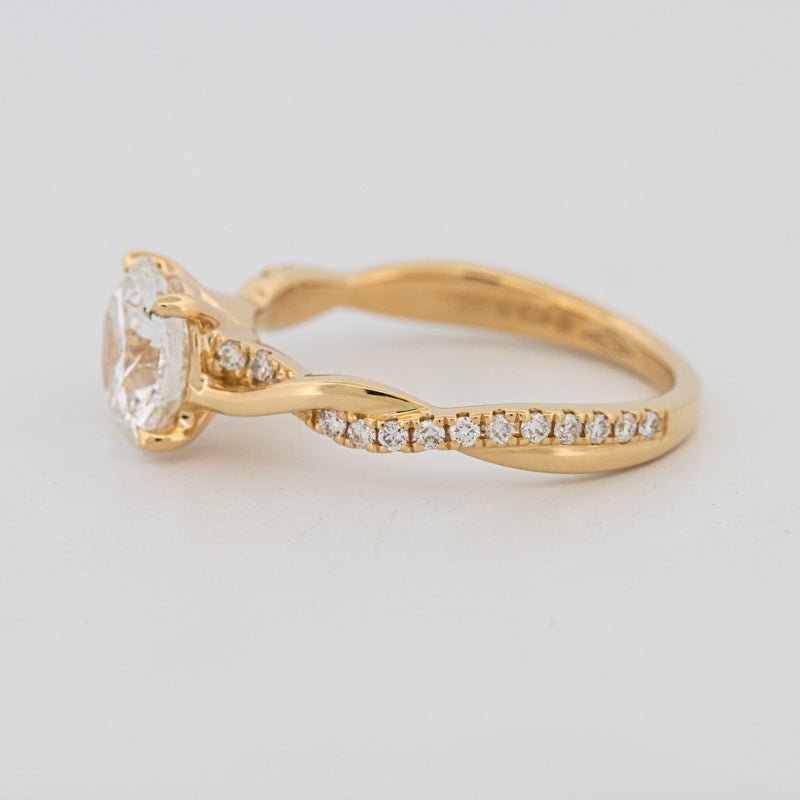 1.50 CT Round "Twist" Solitaire (LG) - ZIZOV DIAMONDS