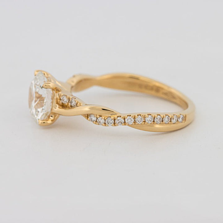 1.50 CT Round "Twist" Solitaire (LG) - ZIZOV DIAMONDS