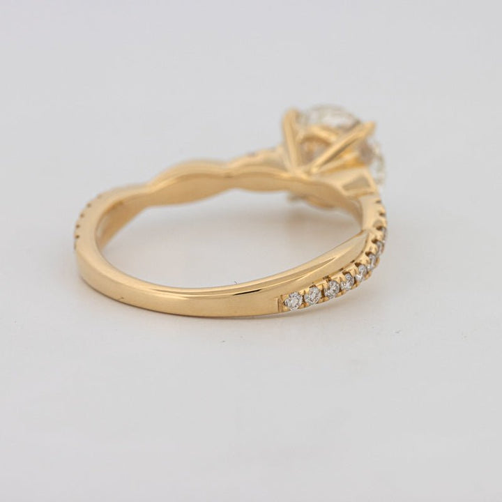 1.50 CT Round "Twist" Solitaire (LG) - ZIZOV DIAMONDS