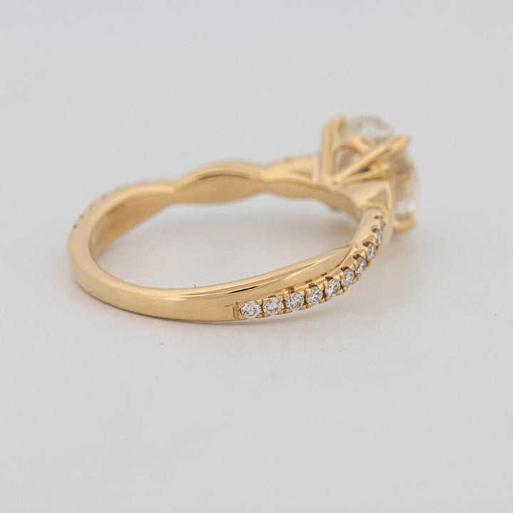 1.50 CT Round "Twist" Solitaire (LG) - ZIZOV DIAMONDS