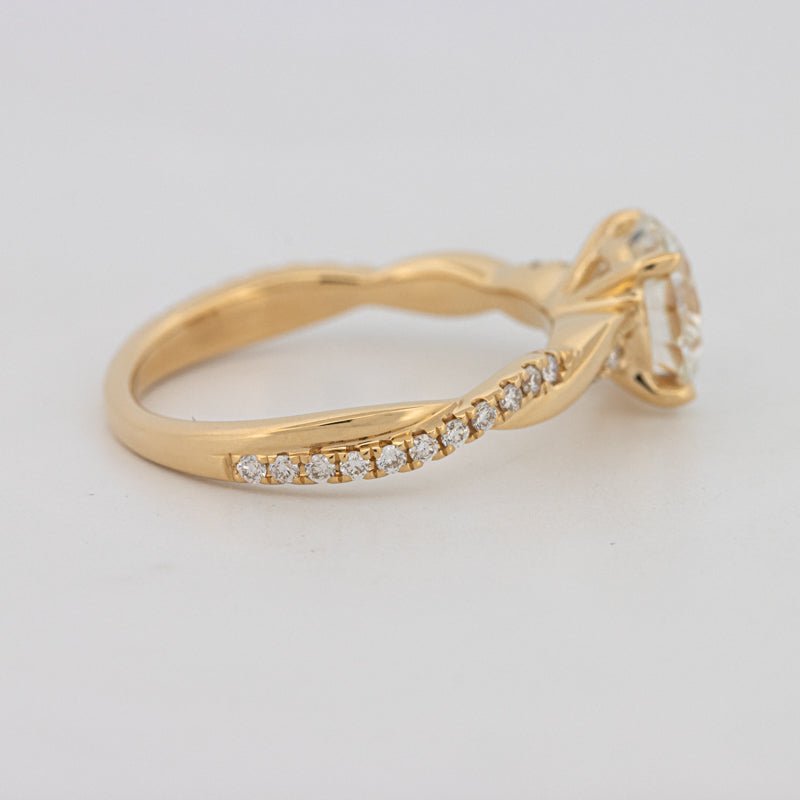 1.50 CT Round "Twist" Solitaire (LG) - ZIZOV DIAMONDS