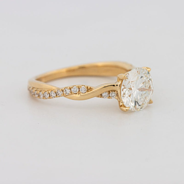 1.50 CT Round "Twist" Solitaire (LG) - ZIZOV DIAMONDS