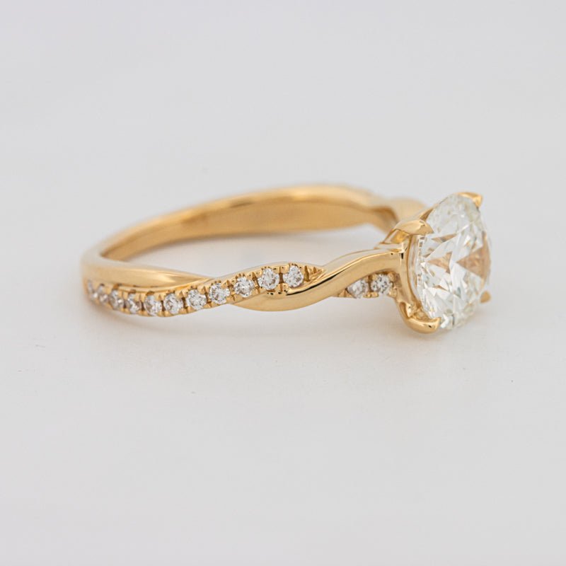 1.50 CT Round "Twist" Solitaire (LG) - ZIZOV DIAMONDS