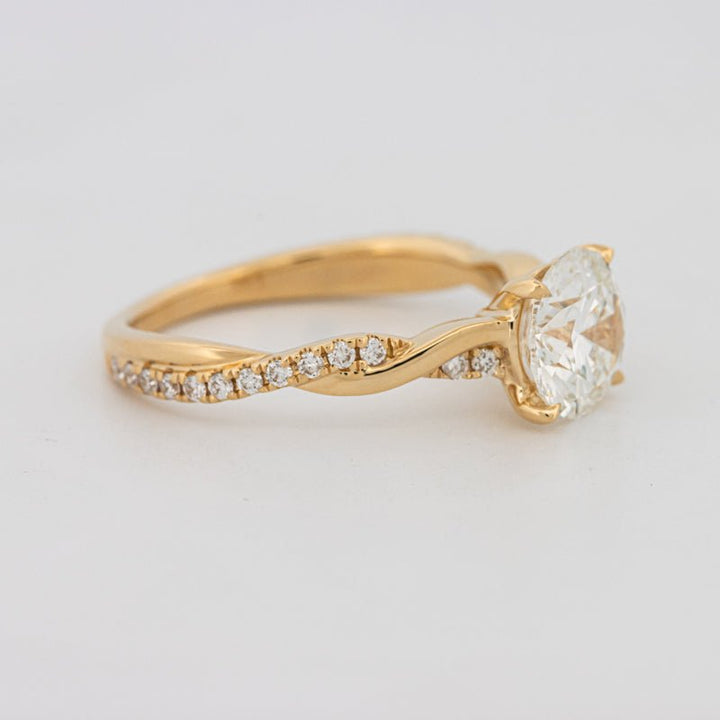 1.50 CT Round "Twist" Solitaire (LG) - ZIZOV DIAMONDS