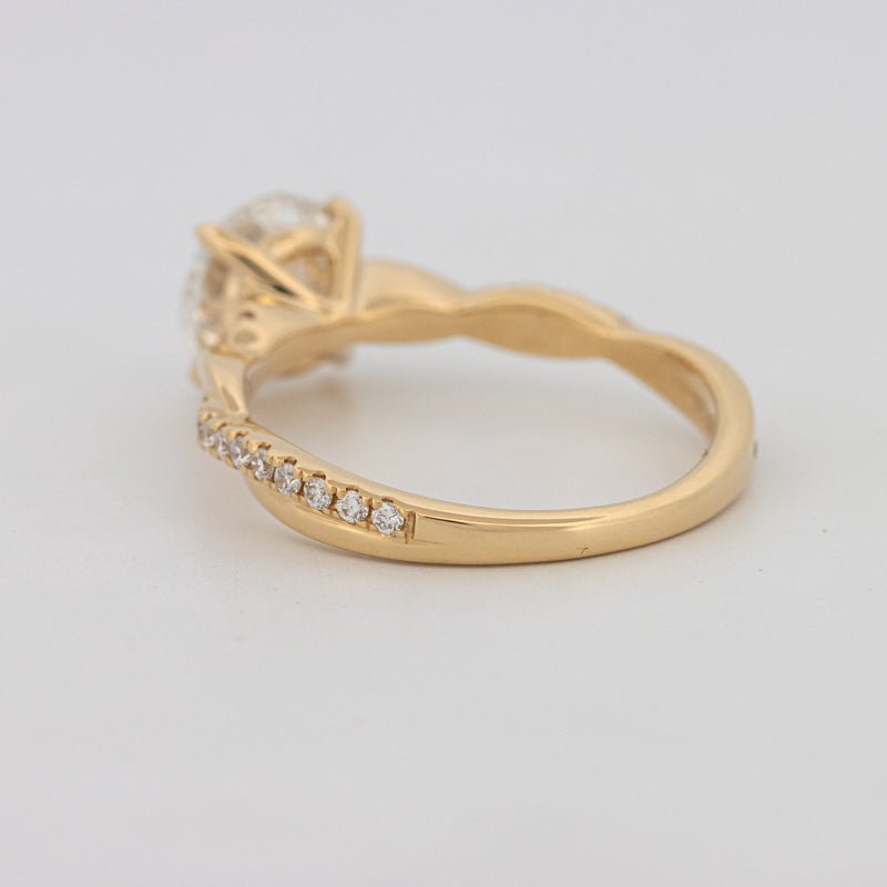 1.50 CT Round "Twist" Solitaire (LG) - ZIZOV DIAMONDS