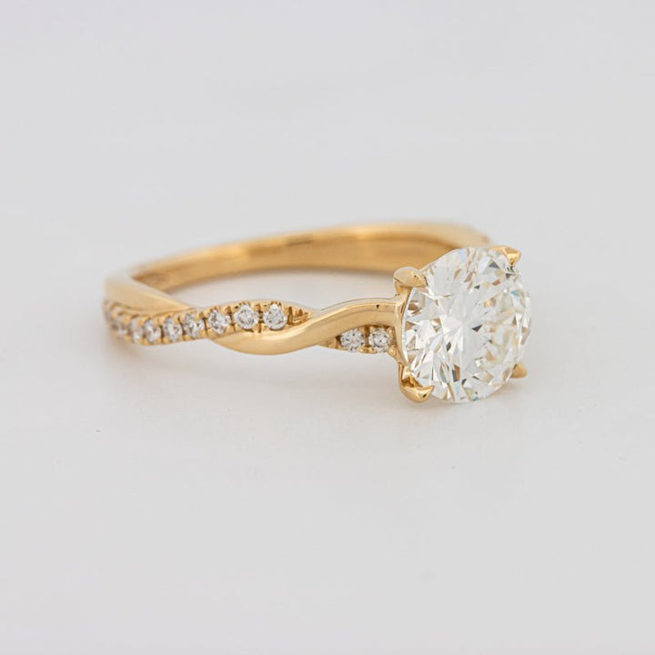 1.50 CT Round "Twist" Solitaire (LG) - ZIZOV DIAMONDS