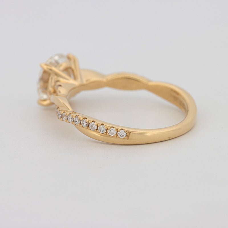 1.50 CT Round "Twist" Solitaire (LG) - ZIZOV DIAMONDS