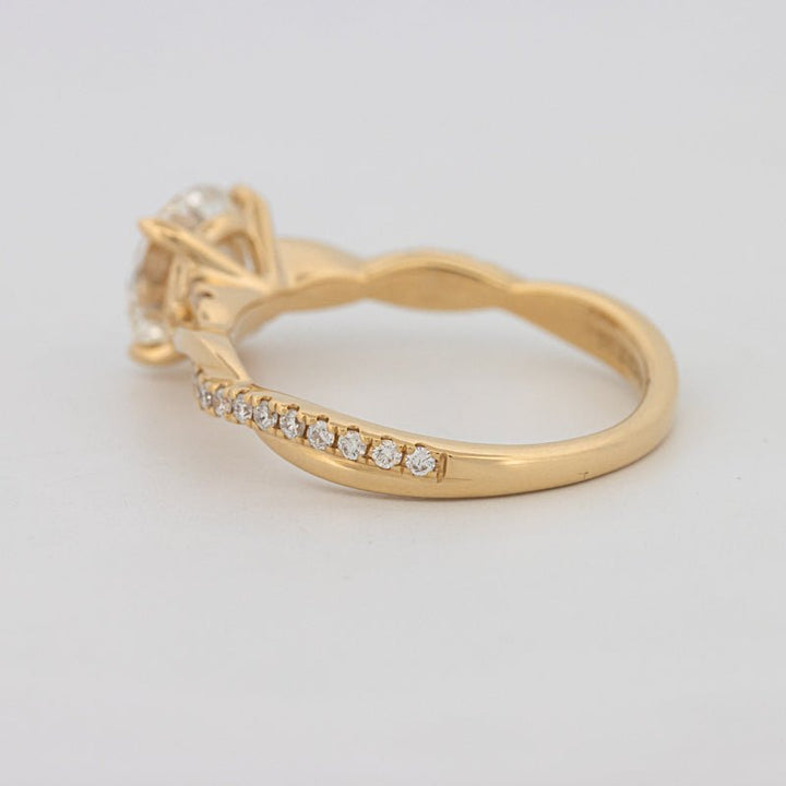 1.50 CT Round "Twist" Solitaire (LG) - ZIZOV DIAMONDS