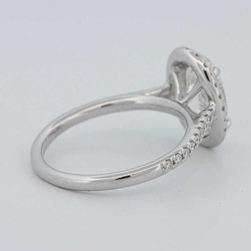 1.54 CT Oval Cut Halo Pavé Ring (LG) - ZIZOV DIAMONDS