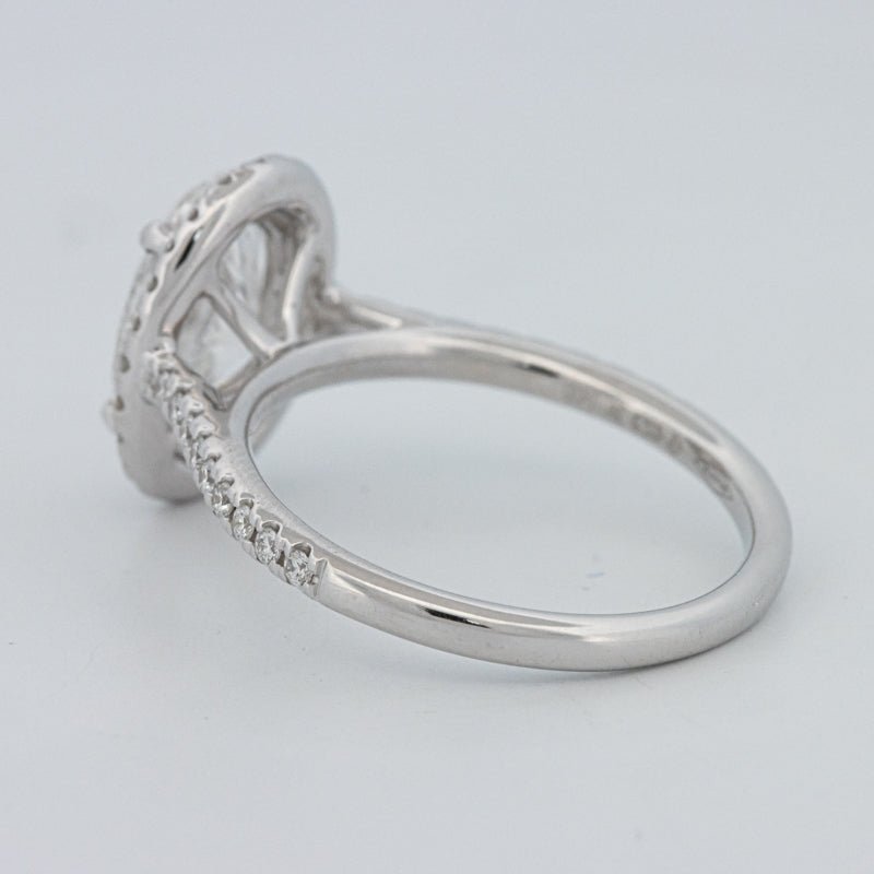 1.54 CT Oval Cut Halo Pavé Ring (LG) - ZIZOV DIAMONDS