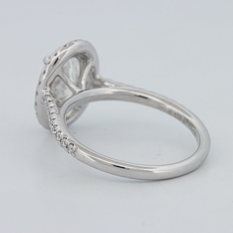 1.54 CT Oval Cut Halo Pavé Ring (LG) - ZIZOV DIAMONDS