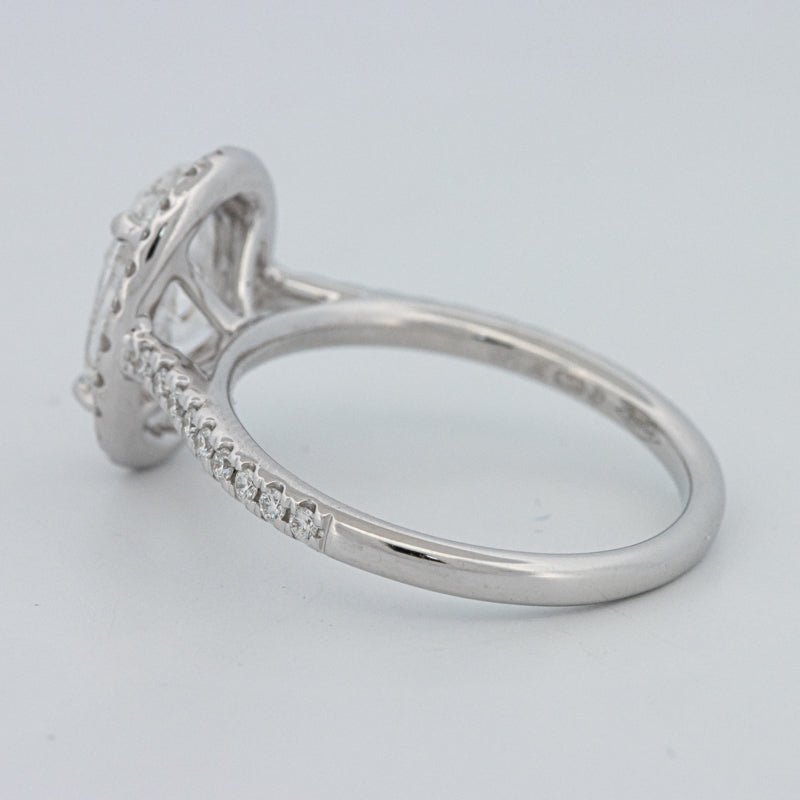 1.54 CT Oval Cut Halo Pavé Ring (LG) - ZIZOV DIAMONDS