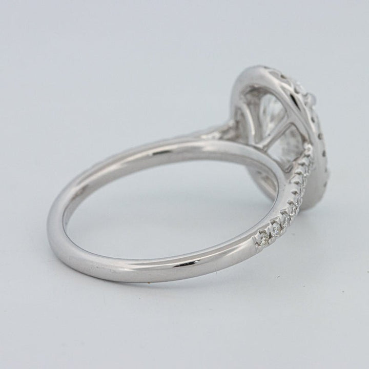 1.54 CT Oval Cut Halo Pavé Ring (LG) - ZIZOV DIAMONDS