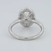1.54 CT Oval Cut Halo Pavé Ring (LG) - ZIZOV DIAMONDS