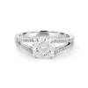 1.70 CT Round Split Band with Pavé Solitaire (LG) - ZIZOV DIAMONDS