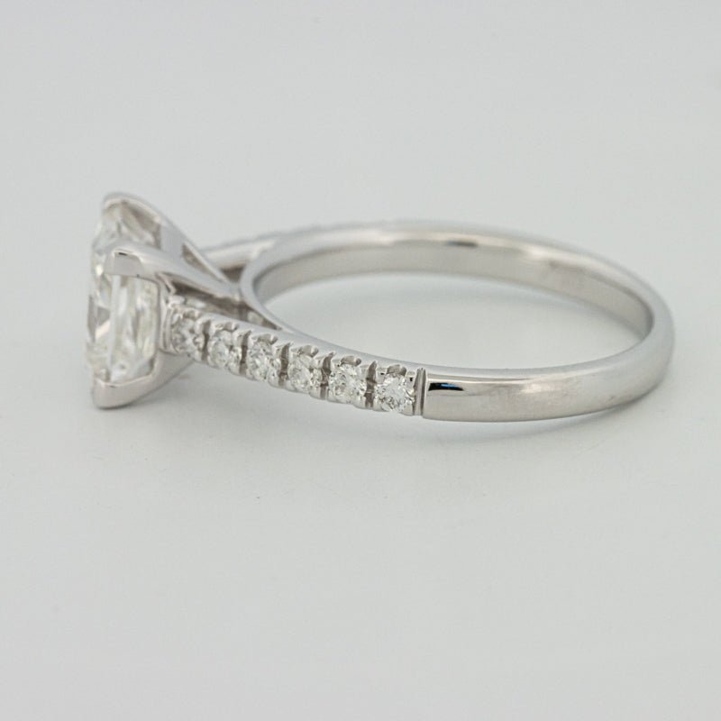 1,75 CT Princess Cut Pavé Solitaire (LG) - ZIZOV DIAMONDS