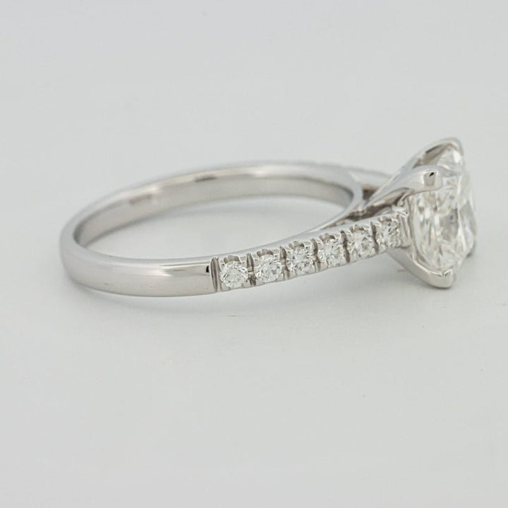 1,75 CT Princess Cut Pavé Solitaire (LG) - ZIZOV DIAMONDS