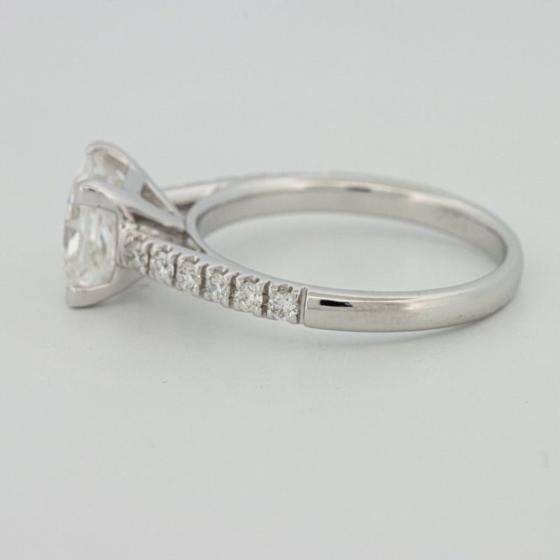 1,75 CT Princess Cut Pavé Solitaire (LG) - ZIZOV DIAMONDS