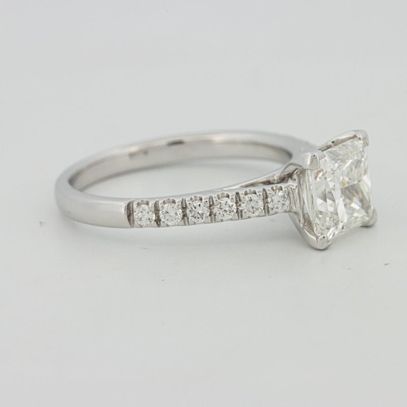 1,75 CT Princess Cut Pavé Solitaire (LG) - ZIZOV DIAMONDS