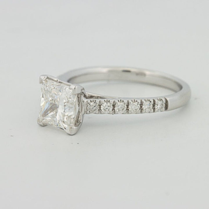 1,75 CT Princess Cut Pavé Solitaire (LG) - ZIZOV DIAMONDS