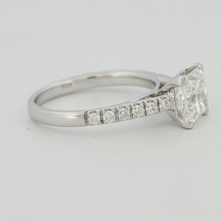 1,75 CT Princess Cut Pavé Solitaire (LG) - ZIZOV DIAMONDS