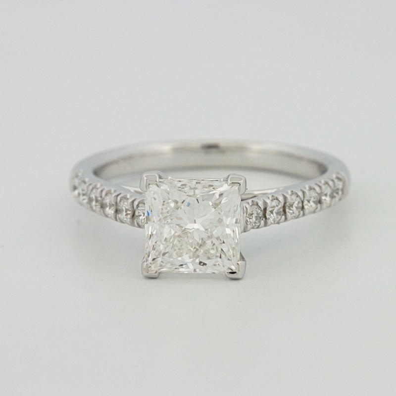 1,75 CT Princess Cut Pavé Solitaire (LG) - ZIZOV DIAMONDS