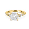 1,75 CT Princess Cut Pavé Solitaire (LG) - ZIZOV DIAMONDS