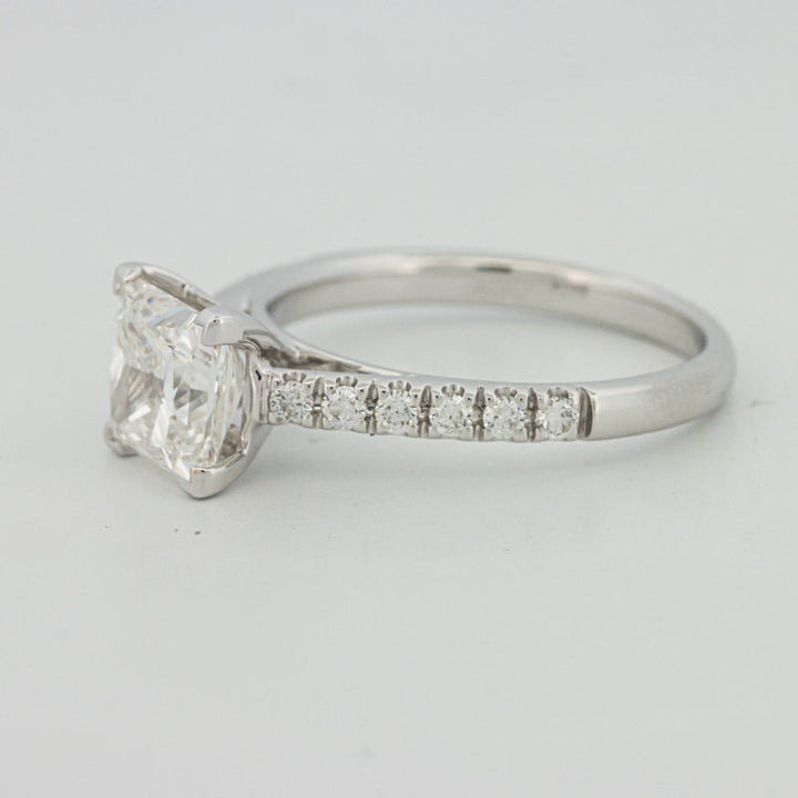 1,75 CT Princess Cut Pavé Solitaire (LG) - ZIZOV DIAMONDS