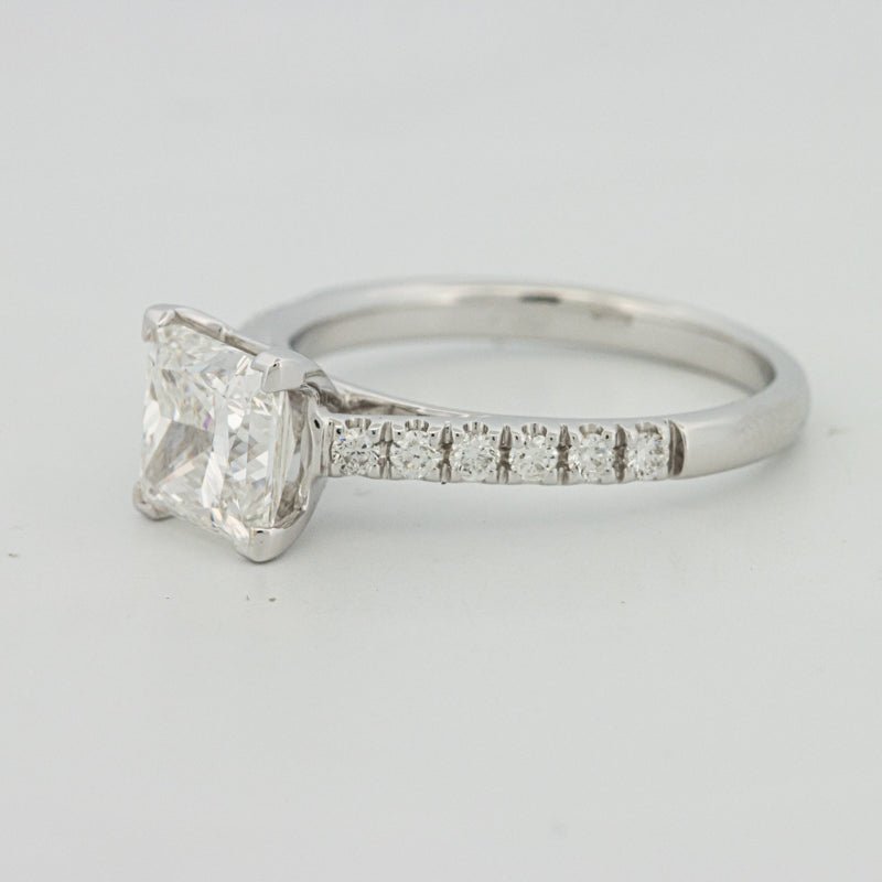 1,75 CT Princess Cut Pavé Solitaire (LG) - ZIZOV DIAMONDS