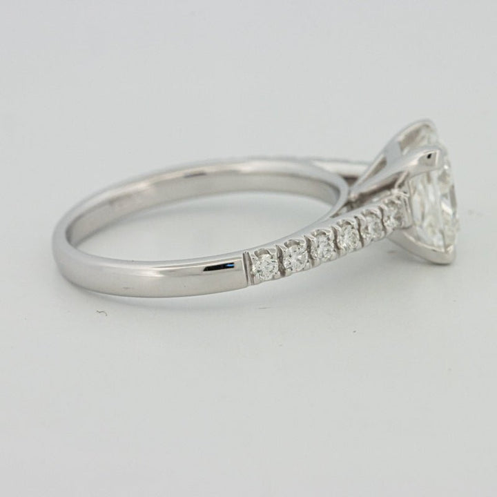 1,75 CT Princess Cut Pavé Solitaire (LG) - ZIZOV DIAMONDS