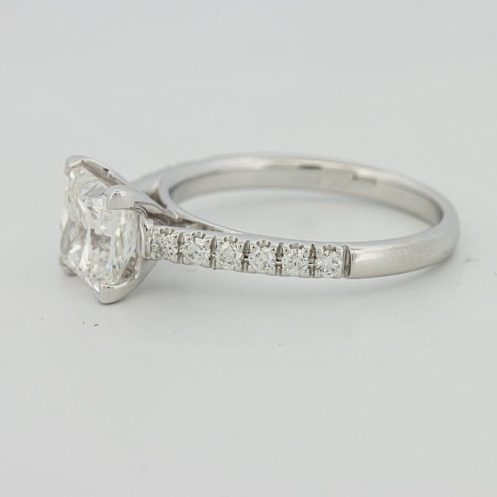 1,75 CT Princess Cut Pavé Solitaire (LG) - ZIZOV DIAMONDS