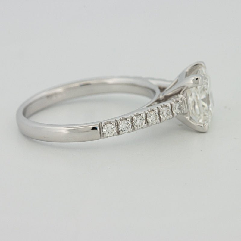 1,75 CT Princess Cut Pavé Solitaire (LG) - ZIZOV DIAMONDS