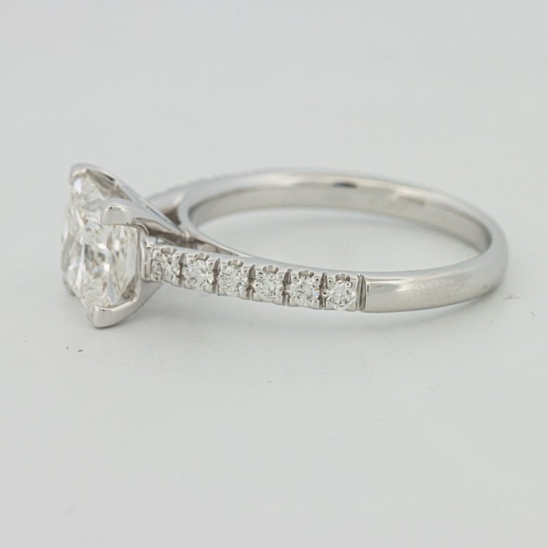 1,75 CT Princess Cut Pavé Solitaire (LG) - ZIZOV DIAMONDS
