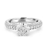1.80 CT Round Cut Pavé Solitaire (LG) - ZIZOV DIAMONDS