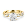 1.80 CT Round Cut Pavé Solitaire (LG) - ZIZOV DIAMONDS