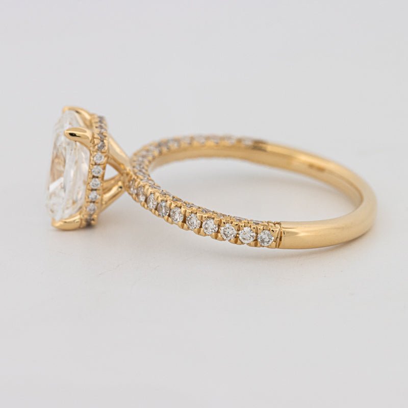 2 CT Cushion Cut Under - Halo Full Pavé Solitaire (LG) - ZIZOV DIAMONDS