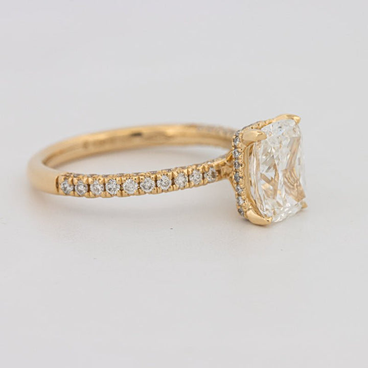 2 CT Cushion Cut Under - Halo Full Pavé Solitaire (LG) - ZIZOV DIAMONDS