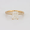 2 CT Cushion Cut Under - Halo Full Pavé Solitaire (LG) - ZIZOV DIAMONDS