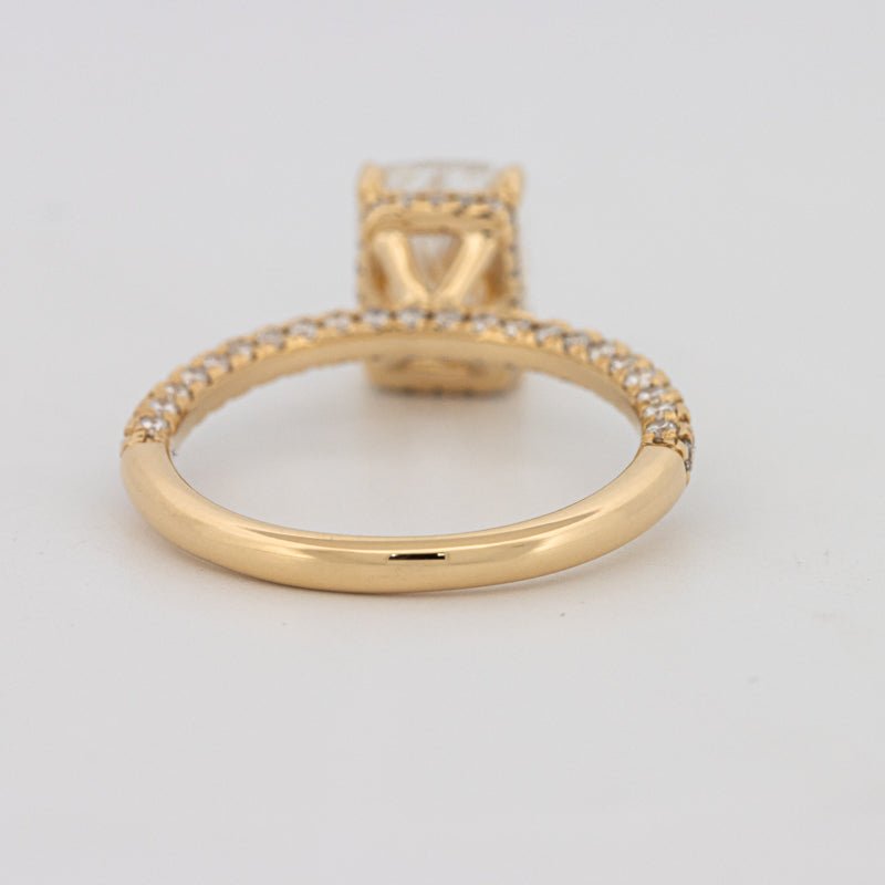 2 CT Cushion Cut Under - Halo Full Pavé Solitaire (LG) - ZIZOV DIAMONDS