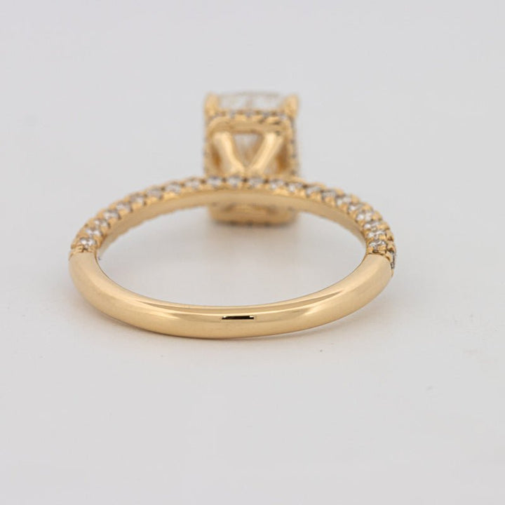 2 CT Cushion Cut Under - Halo Full Pavé Solitaire (LG) - ZIZOV DIAMONDS