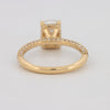 2 CT Cushion Cut Under - Halo Full Pavé Solitaire (LG) - ZIZOV DIAMONDS